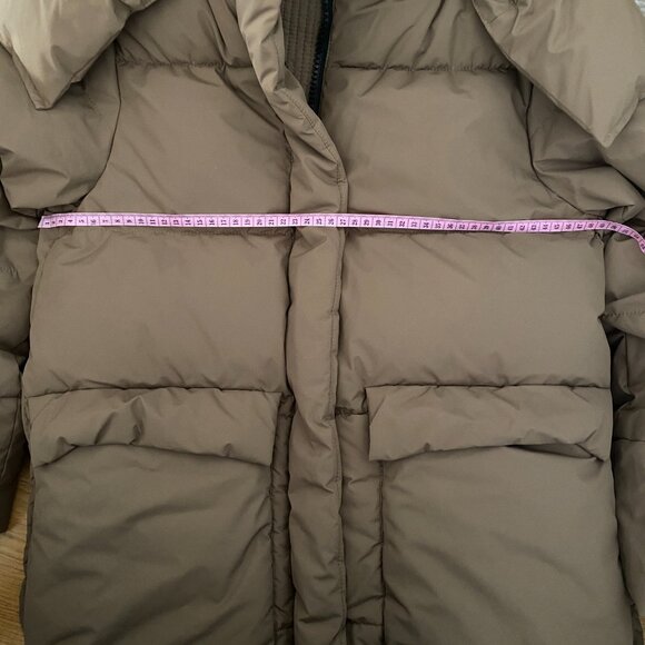 Mango Detachable hood quilted puffer jacket coat - Picture 11 of 13